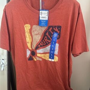 Hurley Men's Rust Graphic T-Shirt NWT Sz Large